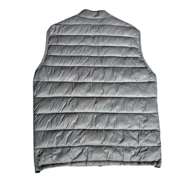 Johnnie-O Hudson Quilted 2 Way Zip Vest Gray Large - Picture 5 of 16